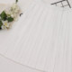 Sakura Family JK Uniform White Solid Color Skirt Large Size Customized Student Pleated Short Skirt College Style Autumn and Winter Women
