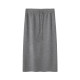 Large size women's casual and versatile skirt women's straight skirt 2024 winter fat mm loose hip-covering knitted skirt skirt
