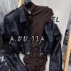 ADD Korean version early autumn new pure slim half high neck pleated design short-sleeved dress hot girl short skirt women