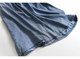 B316 solid color grinding white semi-elastic waist pocket A-line skirt mid-length skirt summer new women's skirt denim skirt skirt skirt