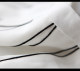 2025 spring striped white mid-length skirt umbrella skirt high waist zipper skirt slim beauty skirt A-line skirt versatile skirt