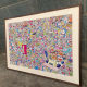 Murakami Takashi puzzle frame 1000 pieces 51*73.5 Doraemon sunflower puzzle photo frame Doraemon puzzle frame