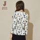 Black retro fashion floral shirt for women 2025 spring and autumn new loose lazy style shirt romantic lace top
