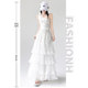 White cake skirt long skirt for women in spring and autumn 2025 new high-end fairy mesh long skirt fluffy skirt