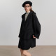 Basic House/Baijia Good Academy Fenglian Hat Double -sided Wool Woman 2024 Winter long coat
