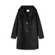 Basic House/Baijia Good Academy Fenglian Hat Double -sided Wool Woman 2024 Winter long coat
