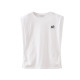 Shuiyunjian sleeveless top T-shirt for women pure cotton inner short-sleeved vest loose simple and versatile 2025 summer new style

