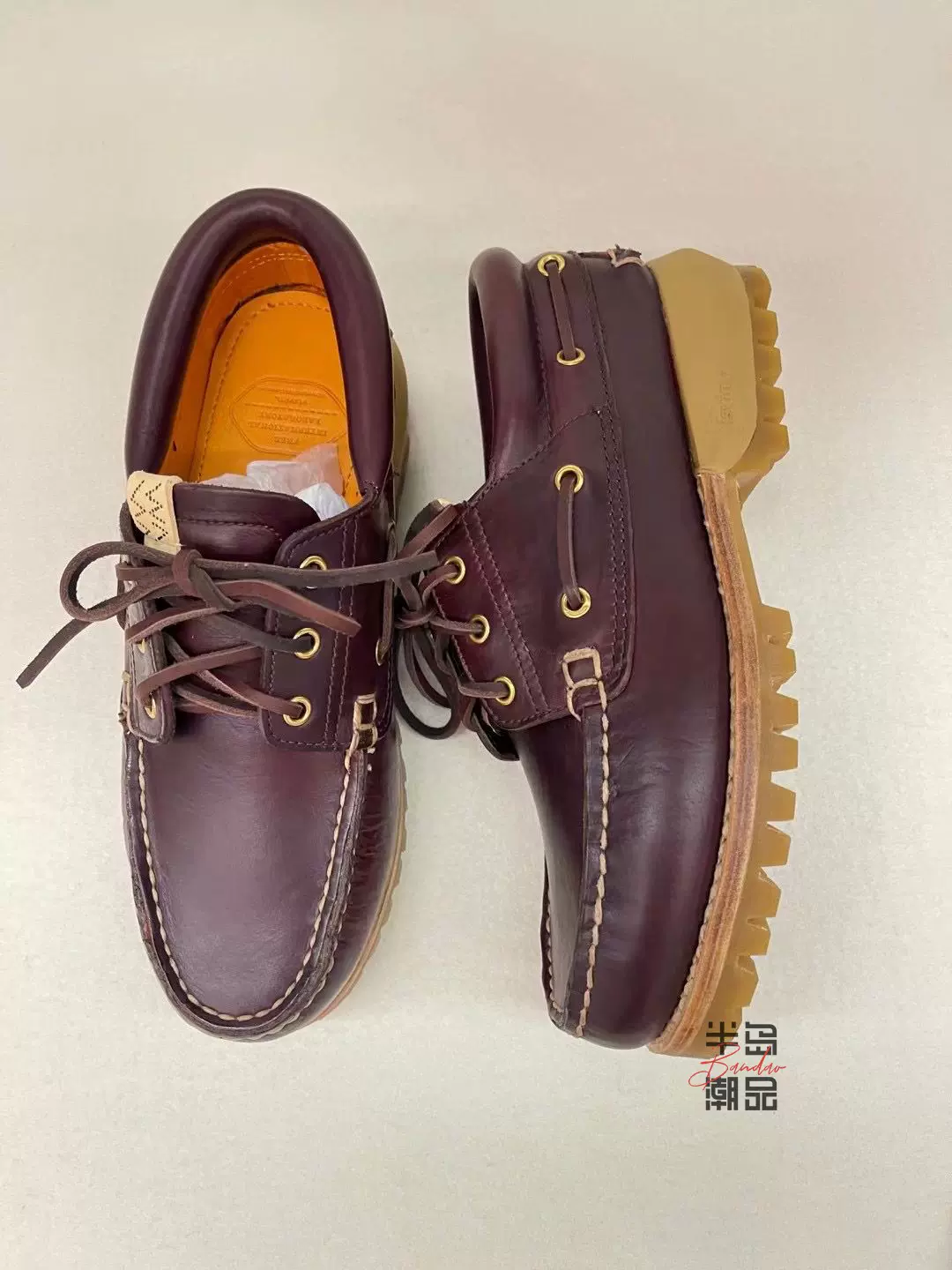 SPOT限定VISVIM WALLACE DECK-FOLK 低帮休闲皮鞋21AW - Taobao