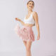 Korean super short skirt for women in summer high waist anti-exposure yoga fitness exercise mesh pleated puff tennis skirt
