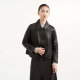[Same style in the mall] Yifini/Yifei loose short fashionable high-end leather jacket for women versatile coats for women in winter new