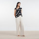 [Same style in the counter] Yifini/Yifei sleeveless polka dot loose short French shirt women's shirt D04S1406