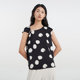 [Same style in the counter] Yifini/Yifei sleeveless polka dot loose short French shirt women's shirt D04S1406