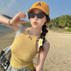 Black halter neck with chest pad suspender women's inner wear 2025 spring and summer new slim vest beautiful base top
