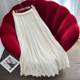 Fashion 25 early spring new heavy-form thin pleated yarn skirt double-layer pleated large skirt for women slim and fashionable commuting