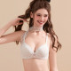 French small breasts gathering and large underwear adjustable type, sweet small floral bra set, bra
