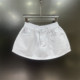 Design-sensing denim mini mini skirt for women 2025 spring and summer European goods anti-exposure A-line large sway to make them look slim and low-waisted skirt pants