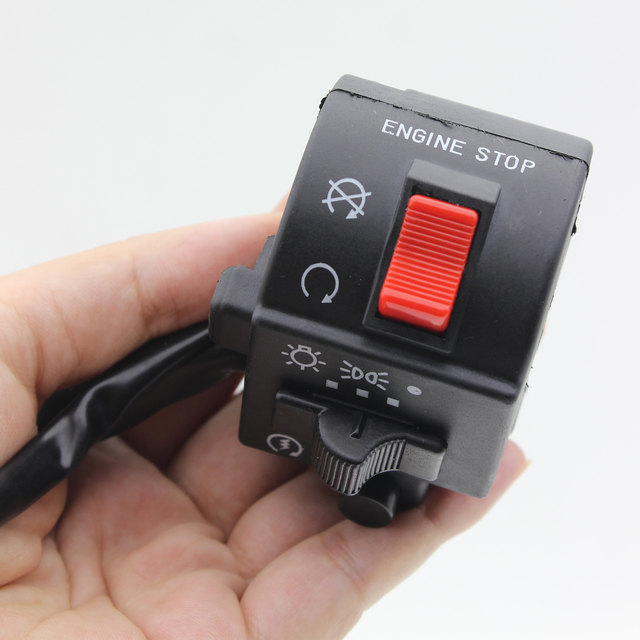 Motorcycle handlebar switch GS125/GN Prince's handlebar headlight start speaker handle combination switch assembly