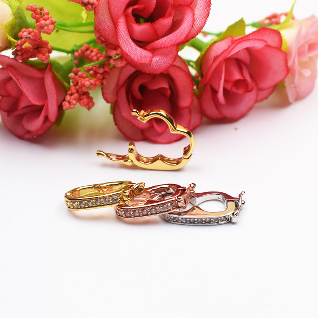 Button accessories accessories pearl necklace bracelet clip universal buckle head DIY sweater chain compartment clamp buckle