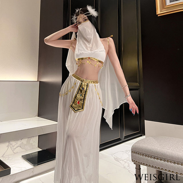 weisgirl sexy Greek goddess exotic Western Cleopatra Indian dancer Dunhuang dancer costume