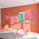 Mother and baby room wall decoration postpartum repair pediatric massage and confinement center milk powder shop background cultural wall sticker painting