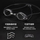 Yingfa swimming goggles and swimming cap set myopia waterproof anti-fog high-definition children's men and women professional racing swimming and diving glasses