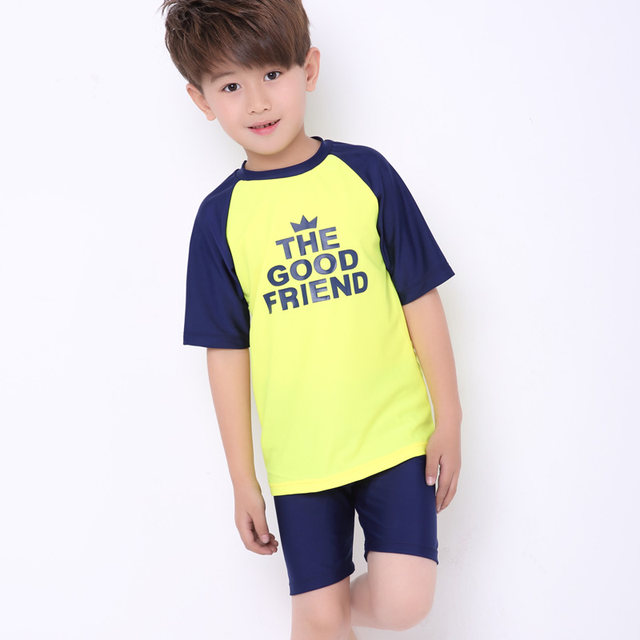 Children's swimsuits, boys, baby split long sleeves, girls split skirt, sun protection swimsuit, jellyfish suit