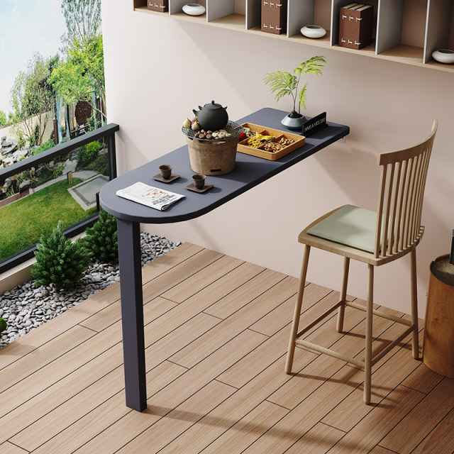Go down the bar house wall -mounted folding dining table small telescopic hidden home multi -function wall tables and chairs dining tables
