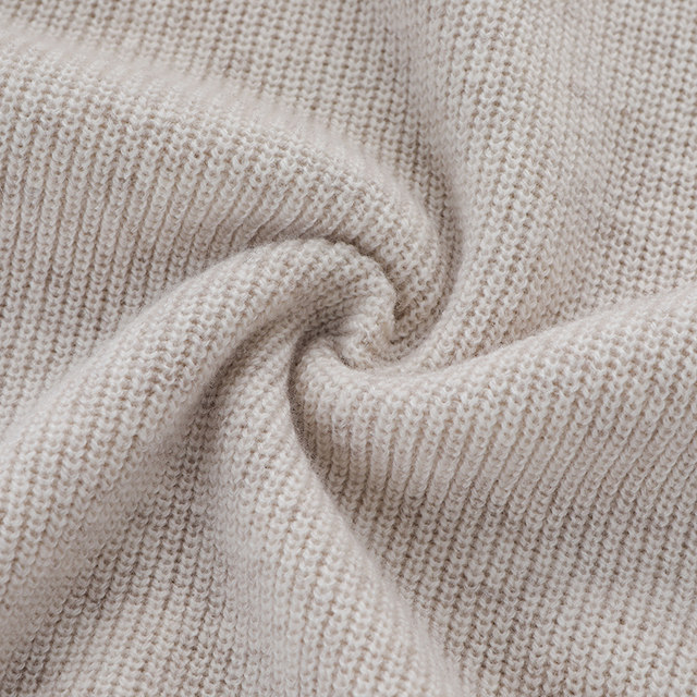 GCRUES Gentle and Woman Sweater Woman 2024 Packing Lazy Wind and Soft and Glutinous outer Wear Polyg up long sleeves
