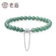Laomiao gold jade waxy ice 6mm bracelet, moist, delicate, fresh and elegant, boutique, new Chinese style, warm and moist