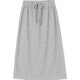 Straight skirt black grey ol pure cotton autumn commuting pocket knitted solid color a-shaped high waist a-line skirt half-body long skirt