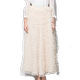 2025 mesh slim Hong Kong flavor large size tulle skirt puffy skirt women's irregular a half-body long skirt high waist