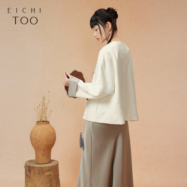 Aijutu new Chinese style button jacket spring and autumn new retro fashionable jacket for women
