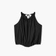 Aijutu's new summer vacation style simple and atmospheric halter neck sleeveless chiffon shirt