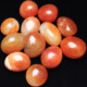 Natural red agate original stone ornaments large crystal ore fish tank decoration turtle marine color stones