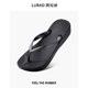 Luradi thick-soled flip-flops women's wedge summer non-slip mid-heel outer wear flip-flops seaside simple beach shoes