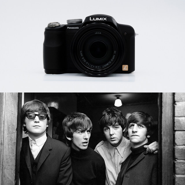 Panasonic/Panasonic Leica lens retro CCD camera with built-in filter, portable telephoto, can shoot the moon