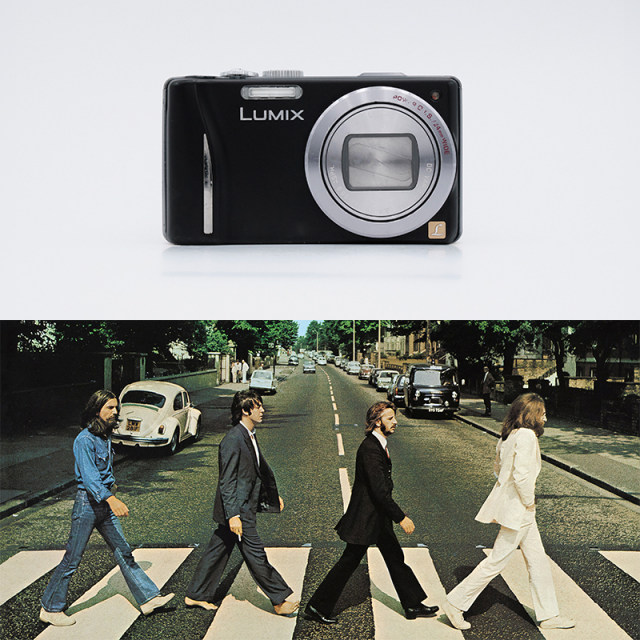 Panasonic/Panasonic Leica lens retro CCD camera with built-in filter, portable telephoto, can shoot the moon