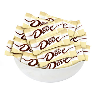 Dove/德芙奶香白巧克力6g散装500g喜糖休闲零食糖果