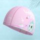 Li Ning Fashion Cartoon Children's Swimming Cap Boy Comfortable Face Swimming Cap Girls' Long Hair Special Swimming Cap