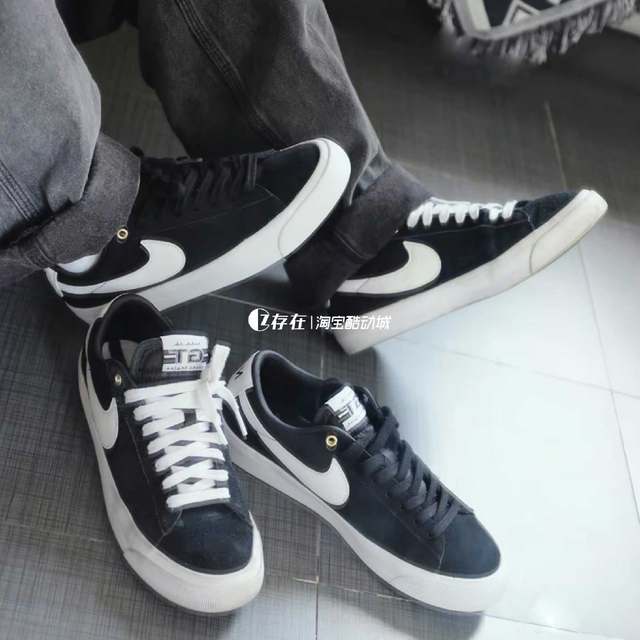Nike/Nike Blazer Low SB pioneer men's and women's low-cut wear-resistant sneakers DC7695-002