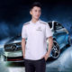 High-end Mercedes-benz T-shirt Genuine Mercedes-benz Black and White POLO shirt Sports Racing AMG Lapel Shirt
