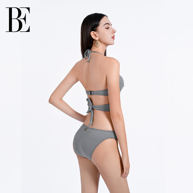 BE van der Ann Fashion Series 2025 Women's Bikini Swimsuit Houndstooth Triangle Set Sexy and Hot