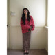 Christmas red 2024 Autumn and Winter Lazy V-neck Knitted Sweater for Women Loose Slim Soft Gluten Pullover Wool Sweater