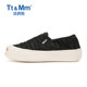 Tt/Mm/Toms women's shoes comfortable and casual loafer shoes with one foot, breathable mesh thick sole hollow lazy shoes