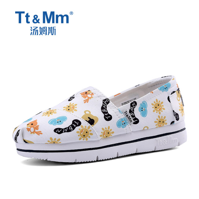 TT/mm/Toms pierced women's shoes thick bottom casual air -breathable canvas shoes summer thin versatile lazy cloth shoes