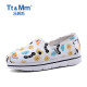 TT/mm/Toms pierced women's shoes thick bottom casual air -breathable canvas shoes summer thin versatile lazy cloth shoes