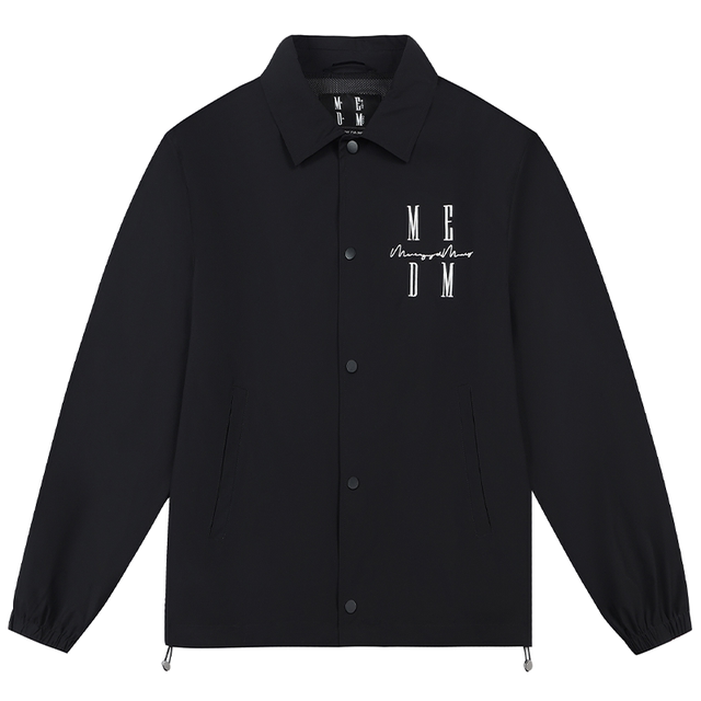 MEDM basic four-character coach jacket men's American spring and autumn simple casual loose jacket