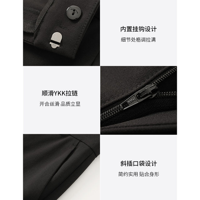 Ya Lidalan straight pants female spring suit pants small pants 2025 new nine -point casual pants trousers