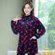 
Winter flannel smock women's long-sleeved velvet thickening mom's fashion coat kitchen stain-resistant apron work clothes