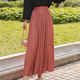 
High-end 2025 spring and summer new high-waisted gray pleated skirt pocket skirt large size A-line slim and versatile women